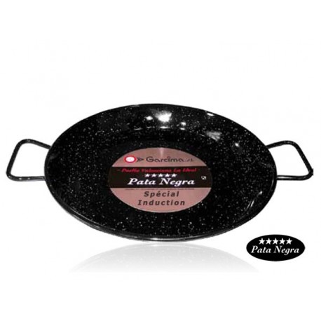 Plat à Paella émaillé 30cm - Spécial induction Garcima