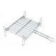Double grille à Barbecue en acier (35x40cm)