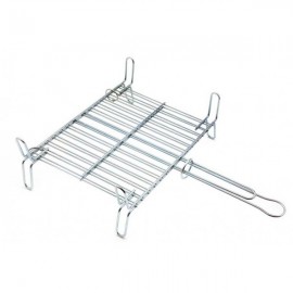 Double grille à Barbecue en acier (35x40cm)