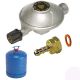 TYPE 794F DETENDEUR CAMPING NF GAZ 500G/H 28MB entrée m16x150-sortie m20x150+raccord tétine