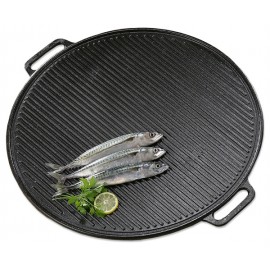 Plancha ronde 65 cm en fonte émaillée