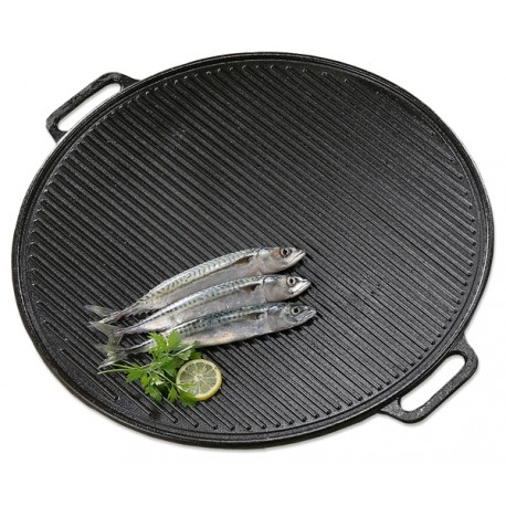 Plancha ronde 65 cm en fonte émaillée