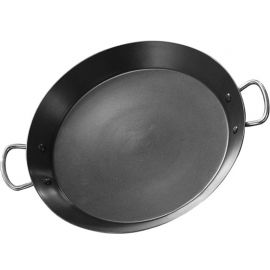 Plat à paella Induction en inox anti-adhésive 50cm Garcima pour 14 personnes
