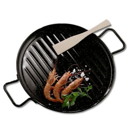 Plancha ronde 36cm émaillée