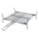 Double grille à Barbecue en inox (30x35cm)