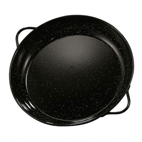 Poêle creuse à Paella émaillé 28cm - Spécial induction Garcima
