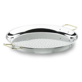 Plat à Paella 26cm en inox pour 2 personnes