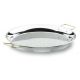 Plat à Paella 22cm en inox pour 1 personne