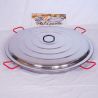 Plat à Paella Garcima Acier 90cm + couvercle inox pour 50 personnes