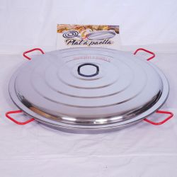 Plat à Paella Garcima 115cm + couvercle pour 120 personnes