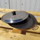 Plat à paella Induction en inox anti-adhésive 50cm + couvercle inox pour 14 personnes