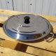 Plat à Paella inox 36cm spécial induction + couvercle pour 7 personnes