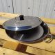 Plat à Paella inox 36cm spécial induction + couvercle pour 7 personnes