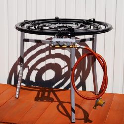 Bruleur Propane surpuissant 90cm haut de gamme avec thermocouple +veilleuse + trépied - 41.57kW