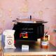 Kit à paella -bbq40 pour 12 personnes - Plat emaillé - Couvercle