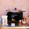 Kit à paella -bbq40 16 personnes - Plat acier Pata Negra- Couvercle - Thermocouple
