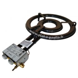 Bruleur Propane surpuissant 46cm haut de gamme avec thermocouple + veilleuse - 20kW