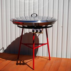 Kit à paella pour 40 personnes - Poêle acier
