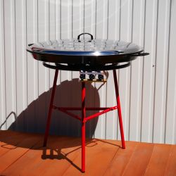 Kit à paella pour 25 personnes - poêle émaillée