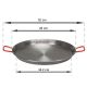 Plat à Paella 40cm Garcima Pata Negra