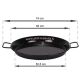 Plat à paella anti adhésive 60cm Garcima - 20 personnes