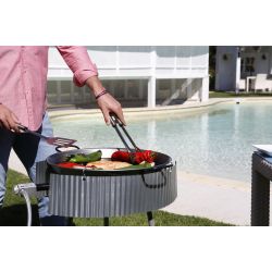 Pare flamme galvanisé pour réchaud. Plat Ø 50cm à 70cm