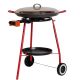 Kit à paella sur roues - poêle anti adhérente avec couvercle inox 14 personnes