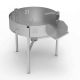 BBQ100 Pare flamme inox pour réchauds diamètre 800mm et 900mm