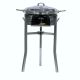Kit à paella - Pare-flammes inox - 30 personnes - Plat et couvercle inox - thermocouple