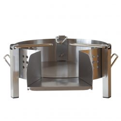 BBQ45 pare flamme inox pour réchauds diamètre 300mm à 400mm