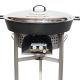 Kit tartiflette pare flammes inox 45cm - Poêle fonte 50cm - thermocouple pro