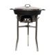 Kit tartiflette pare flammes inox 45cm - Poêle fonte 65cm - thermocouple pro
