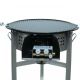 Kit plancha fonte émaillée 52cm - bbq45 inox - Thermocouple 