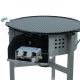 Kit plancha fonte émaillée 65cm - bbq45 inox - Thermocouple 