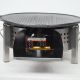 Kit plancha fonte émaillée 52cm - bbq45 inox - Thermocouple 