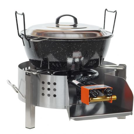 Kit friteuse pro à gaz bbq45- 11 litres - 40cm