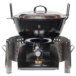 Kit friteuse pro à gaz bbq45- 11 litres - 40cm -Thermocouple
