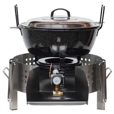 Kit friteuse pro à gaz bbq45- 11 litres - 40cm -Thermocouple