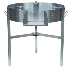 Pare flamme 70 cm inox pour réchauds diamètre 400mm à 650mm