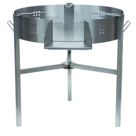 Pare flamme 70 cm inox pour réchauds diamètre 400mm à 650mm