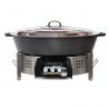 Mini Kit tartiflette - pare flammes 80cm Inox - Plat fonte 80cm - thermocouple