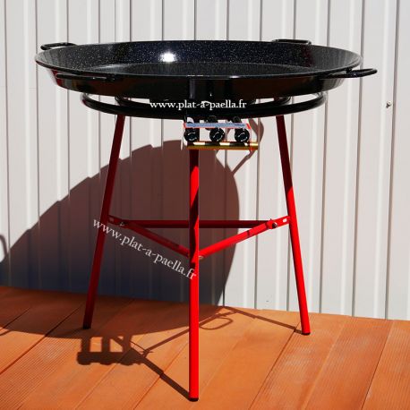 Kit à paella pour 50 personnes - Poêle émaillée