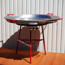 Kit à paella pour 120 personnes - Poêle acier 115 cm