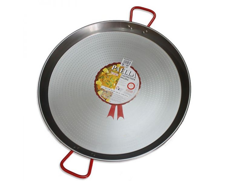 Plat à Paella acier 70cm Garcima pour 30 personnes