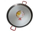 Plat à Paella acier 55cm Garcima pour 16 personnes
