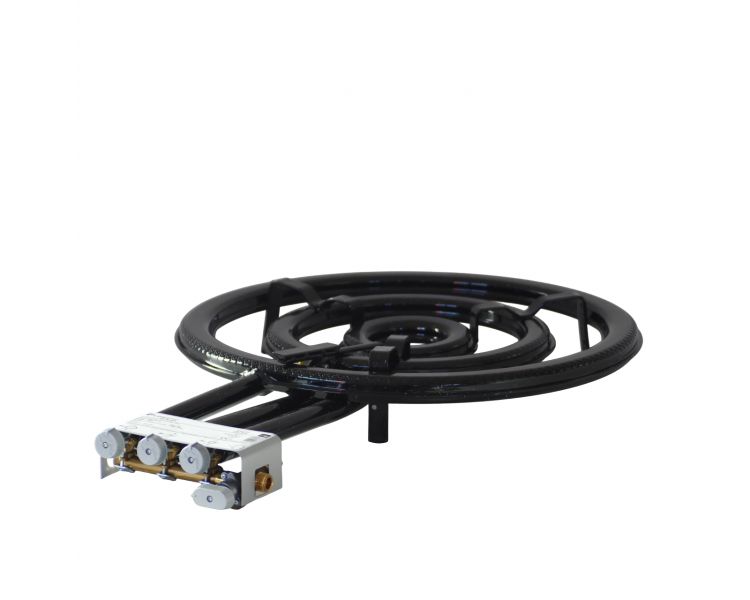 TT600 - Brûleur thermocouple gaz de ville surpuissant 60cm haut de gamme + veilleuse + trépied - 26kW