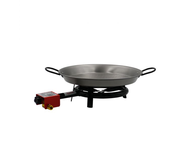 Kit à paella pour 12 personnes - Poêle acier - Couvercle inox en option