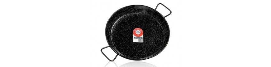 Plat à Paella émaillée